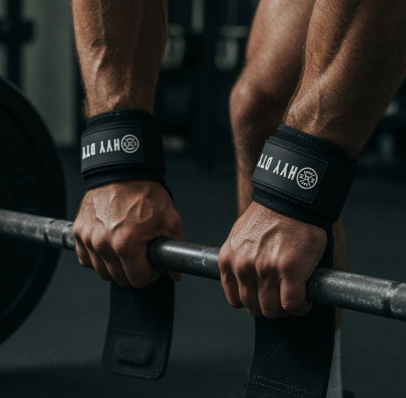 Genuine Leather Lifting Grips