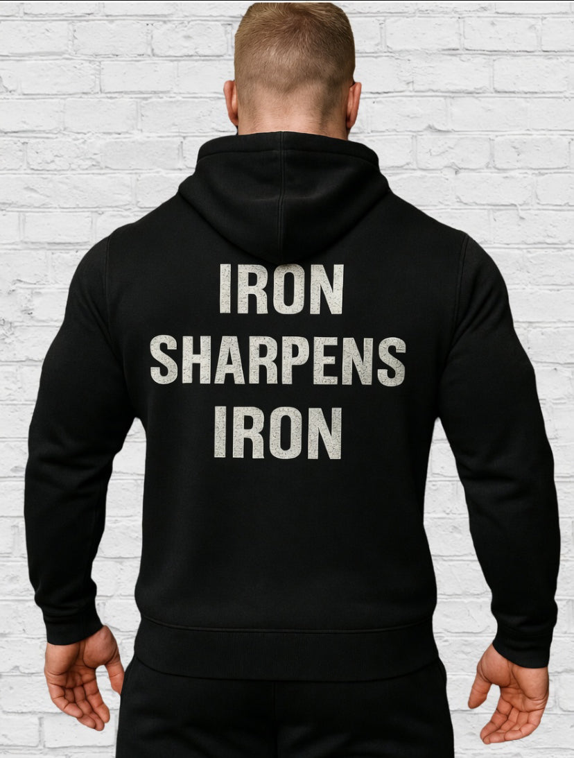 Iron Sharpens Iron Gym Zip-Up Hoodie