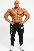 Realistic athletic model wearing HVY DTY pants
